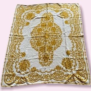 Mid Century Modern Ornate Tablecloth